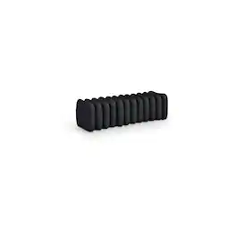 Meridian Furniture - Atticus Vegan Leather Bench - Black
