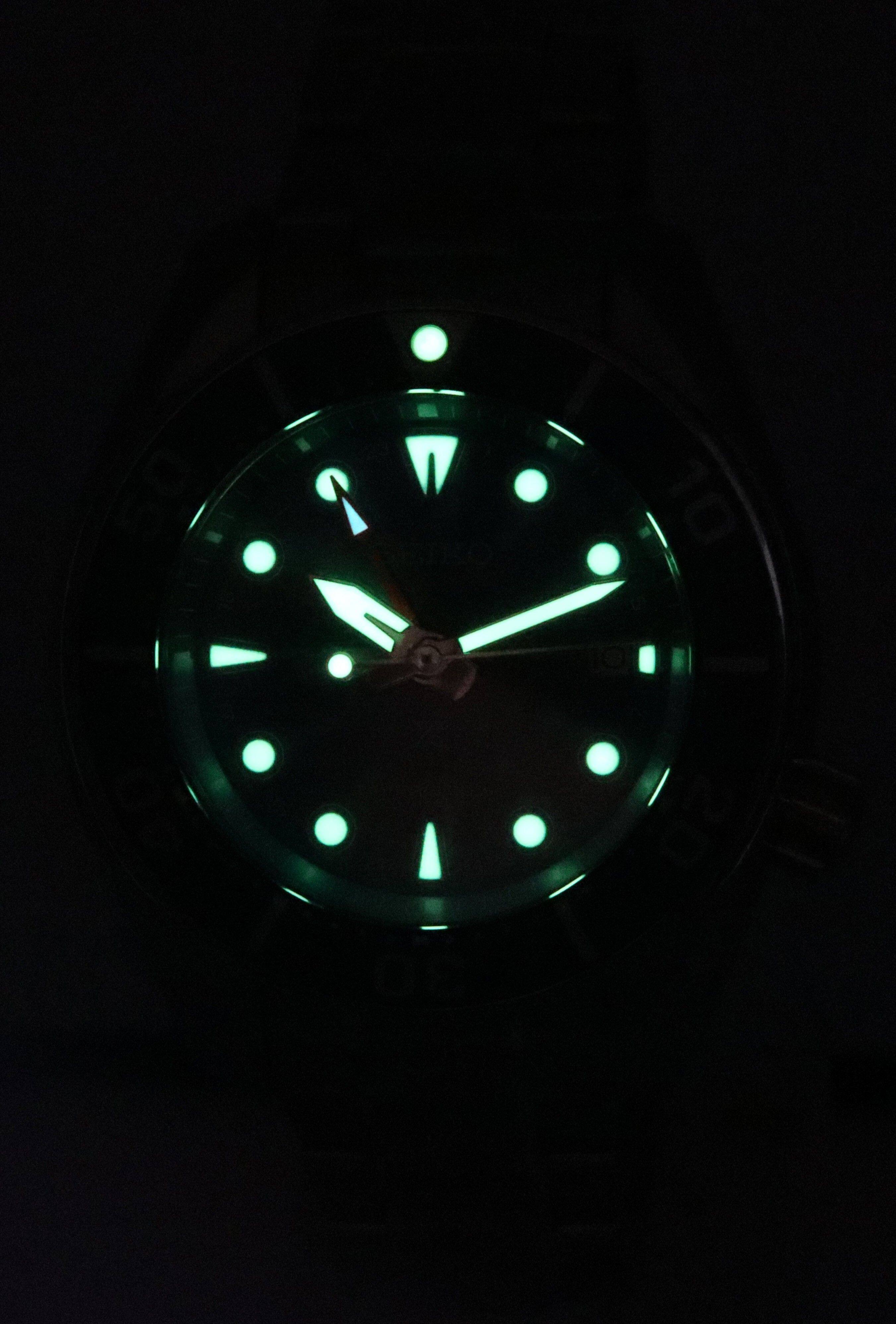 Angle. Seiko - Prospex Sea Aqua Sumo GMT Blue Dial Solar Diver's SFK001J1 200M Men's Watch - Blue.