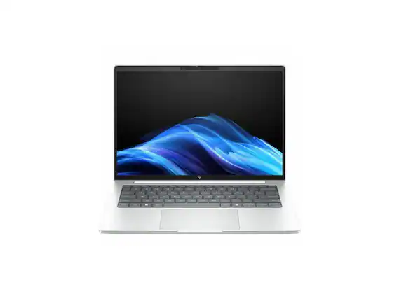 Front. HP - HP EliteBook 8 G1a 14" Touchscreen Copilot+ PC Notebook - WUXGA - 60 Hz - AMD Ryzen 7 PRO 250 - 16 GB - 512 GB SSD - Meteor Silver.