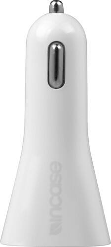 Front Standard. Incase - Car Charger for Apple® iPhone®, iPod® and iPad™ - White.