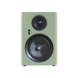 Jamo - 2 Way Active BookshelfSpeaker High Gloss Khaki Green