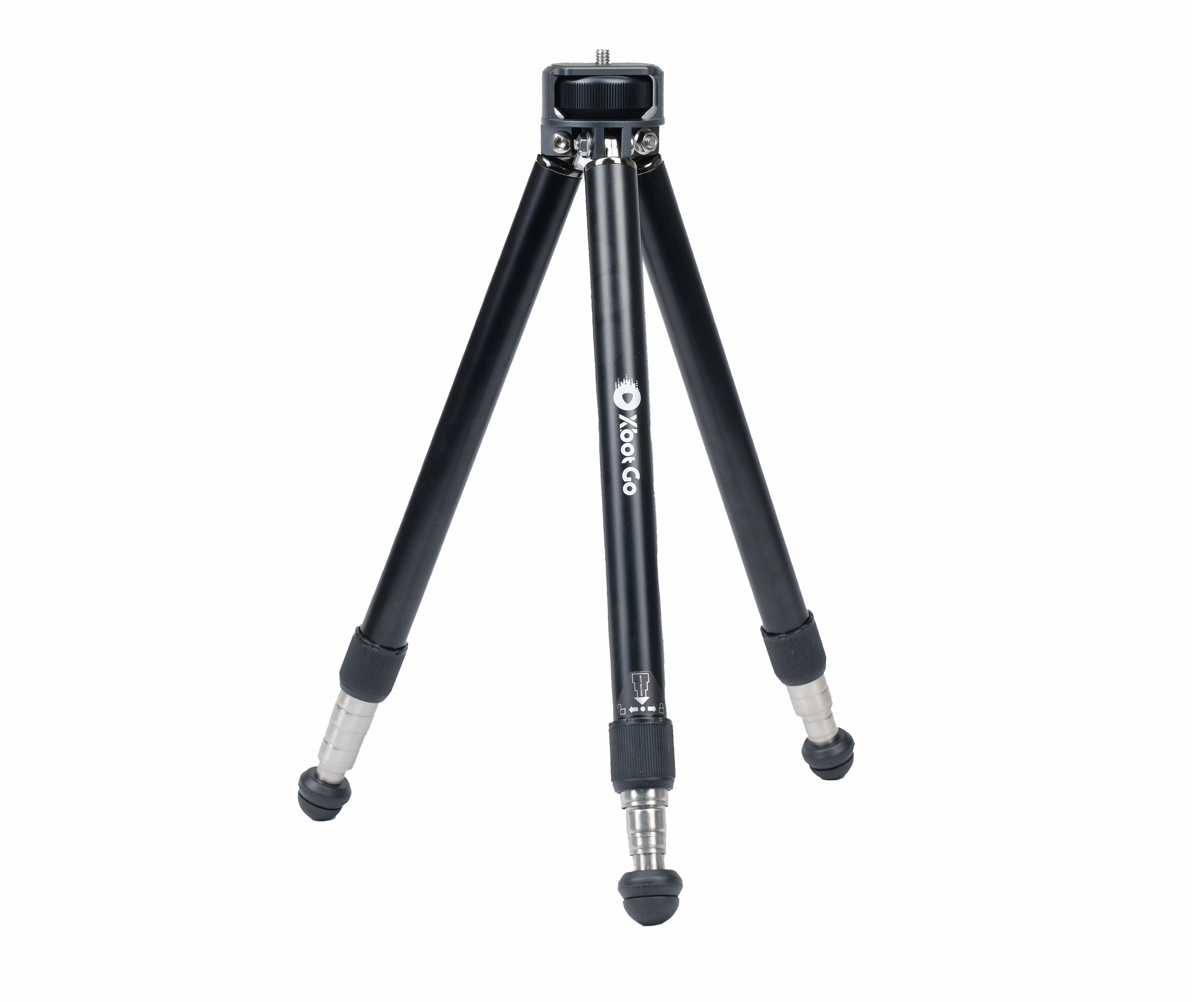 Front. XbotGo - T1 3.77ft Tripod - Black.