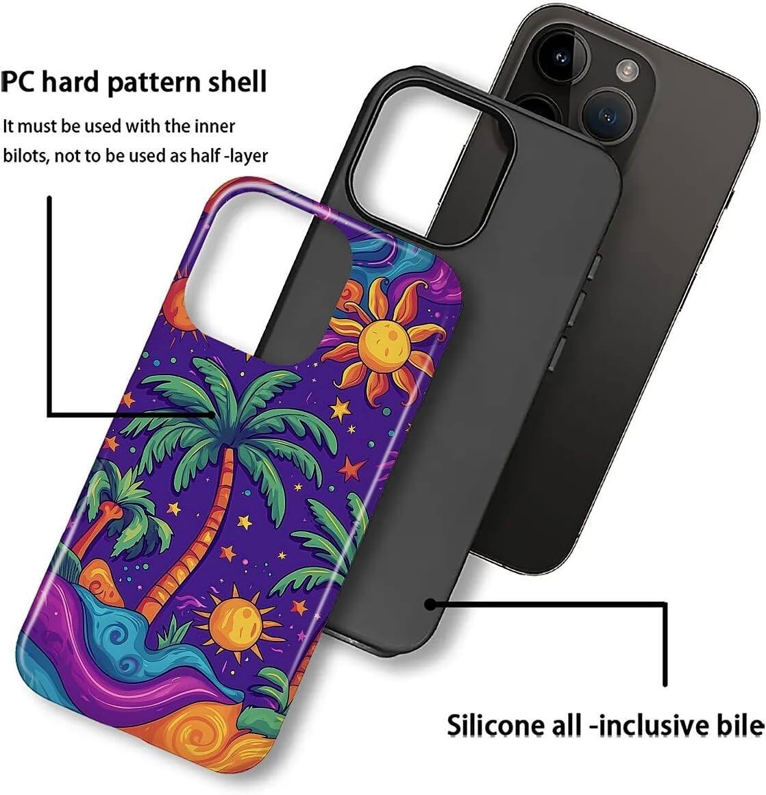 PC hard pattern shell  
It must be used with the inner bilots, not to be used as half-layer  

Silicone all-inclusive bile