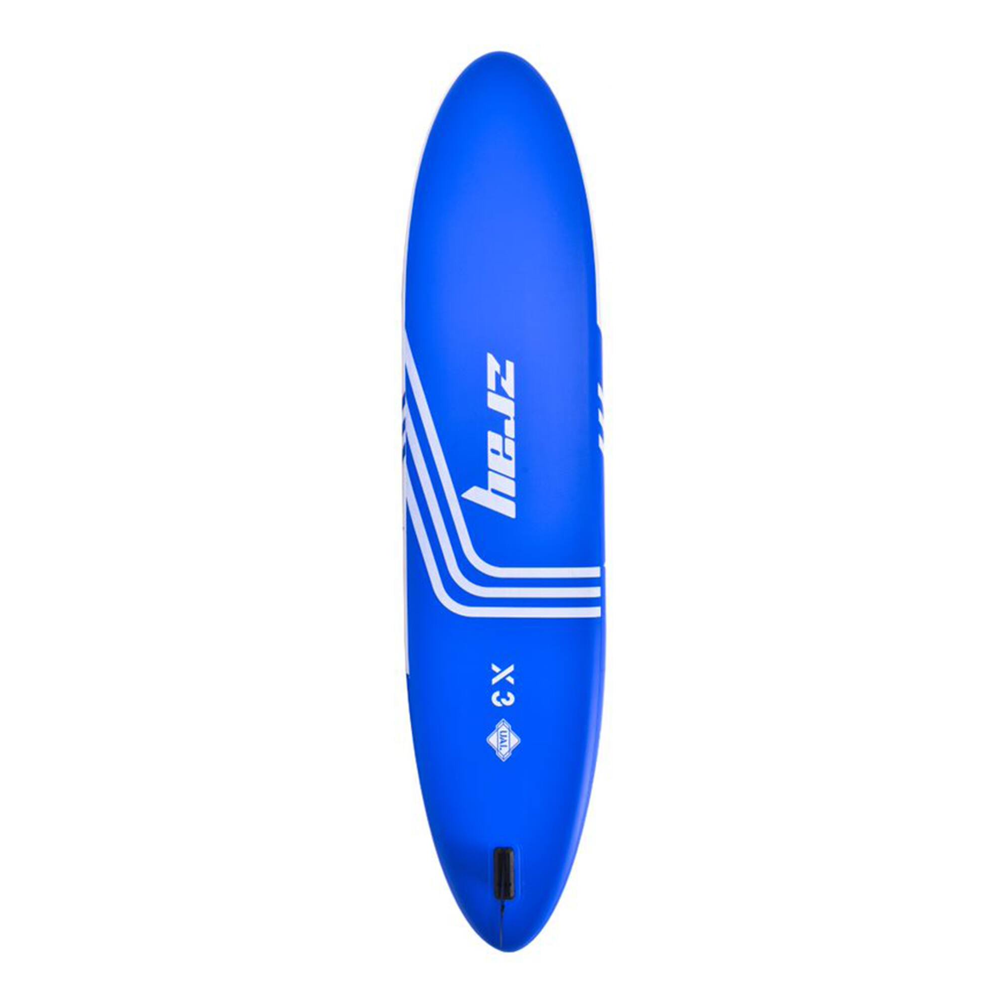 Alt View 10. ZRAY - Zray 12' X-Rider Epic X3 Inflatable SUP All Around Paddle Board Kit, Blue/White - Blue.