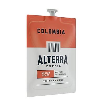 COLOMBIA  
ALTERRA COFFEE  
MEDIUM ROAST  
100% FRESH  
100% ARABICA  
FRUITY & BALANCED