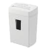 Front. Bonsaii - Heavy-Duty Cross-Cut Shredder - Handles up to 12 Sheets at Once - 5.5-Gallon bin with a Transparent Window - White.