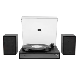 Victrola - Harmony Bluetooth Turntable System with Speakers - Black