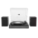 Front. Victrola - Victrola Harmony Bluetooth Turntable System with Speakers - Black.