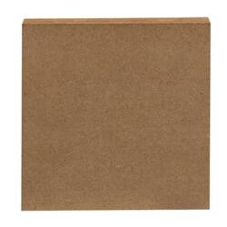 Angle. BreeBe - Crow With Plaid Pumpkins & Sunflowers Block - 6" Sq. - Black, Orange.