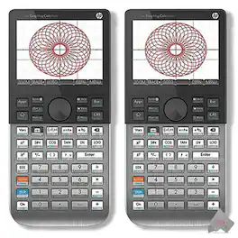 HP - Prime Handheld Graphing Calculator Black - 2AP18AA#ABA - 2 Units - Silver