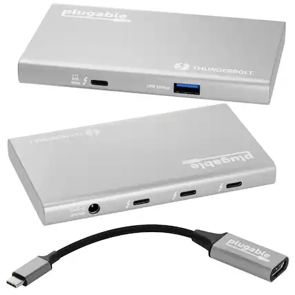plugable CS 60W 4 THUNDERBOLT USB 10Gbps THUNDERBOLT H plugable O-C-O 20V/5A plugable H