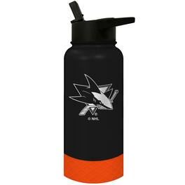 Great American Products - San Jose Sharks 32oz. Logo Thirst Hydration Water Bottle - Multicolor