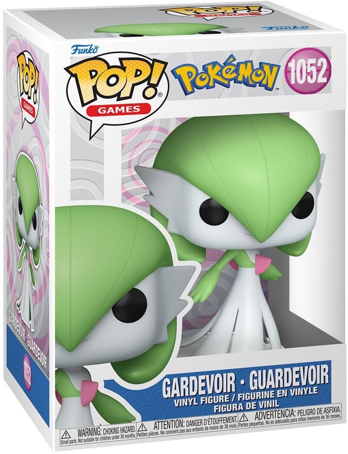 TOpy TIe  Funko. 1 POP! PoKeMOoN 1052 TM GAMES GAMES ORESU EASSISIOR GARDEVOIR GUARDEVOIR VINYLE FIGURINE EN FIGURE I VINYL DE VINIL FIGURA PELIGRO DE ASFIXIA. D'TOUFFEMENT. ADVERTENCIA: para nios menores de 36 meses. DANGER pequeas. No es adecuado HAZARD. ATTENTION: aux enfants de moins de 36 mois. Partes WARNING: CHOKING Petites pieces. Ne convient pas children under 36 months Not suitable for Small parts.