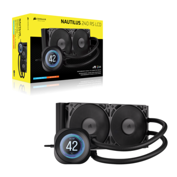 CORSAIR NAUTILUS 240 RS LCD Liquid CPU Cooler Black - Best Buy CORSAIR NAUTILUS 240 RS LCD Liquid CPU Cooler Black - Best Buy