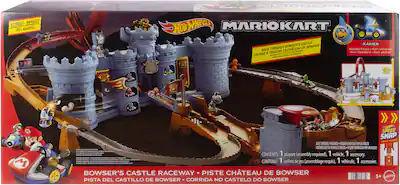 Hot Wheels Mario Kart Bowser's Castle Track Set JHD24 - Best Buy Hot Wheels Mario Kart Bowser's Castle Track Set JHD24 - Best Buy