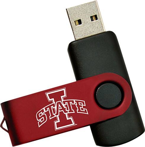 Front Standard. Tribeca - Swivel Iowa State 4GB USB 2.0 Flash Drive.