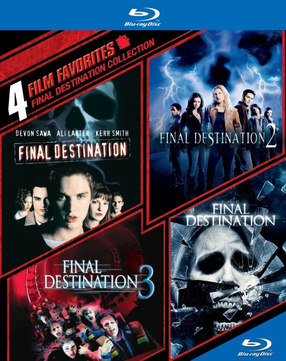  Final Destination Collection: 4 Film Favorites [4 Discs] [Blu-ray]