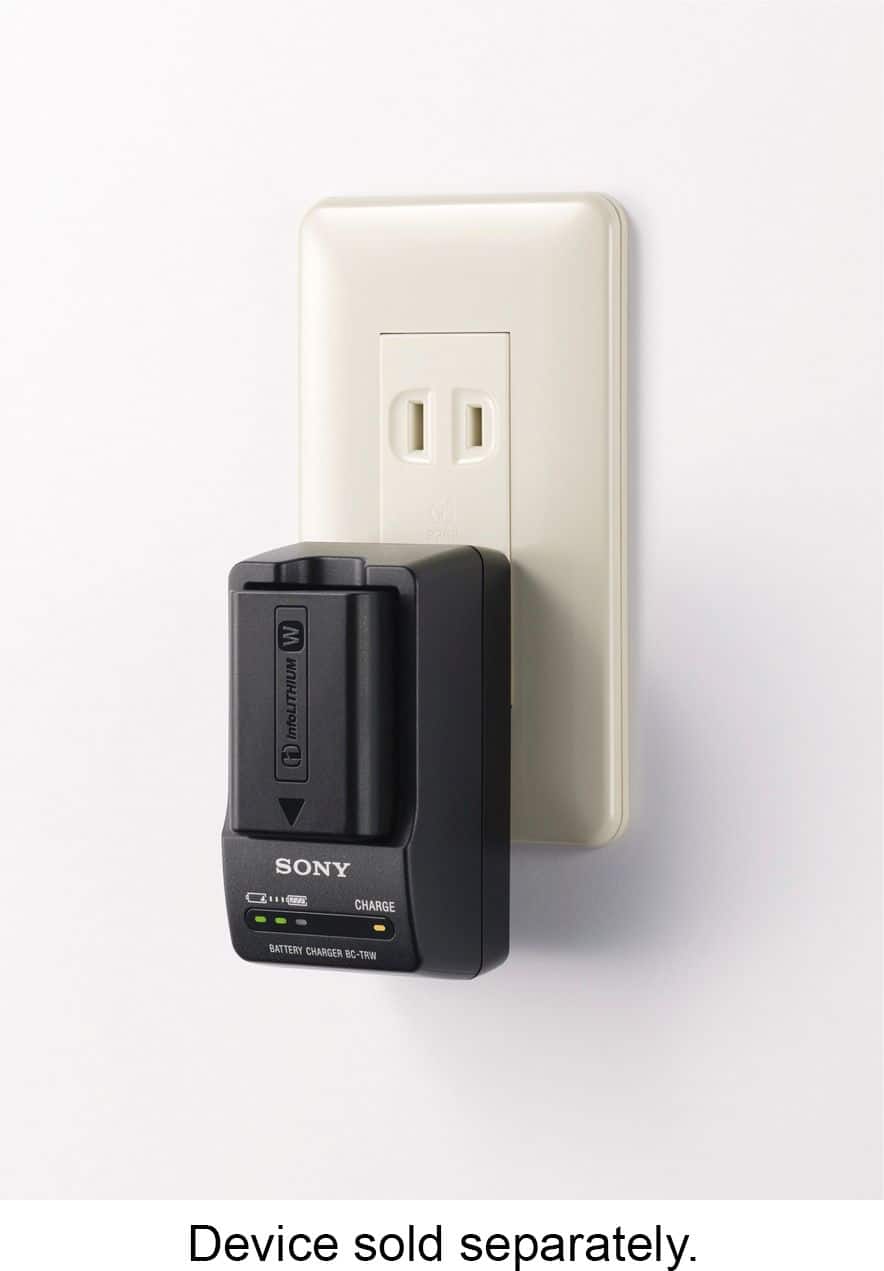 Alt View 12. Sony - Rechargeable Lithium-Ion Battery for NP-FW50 - Black.