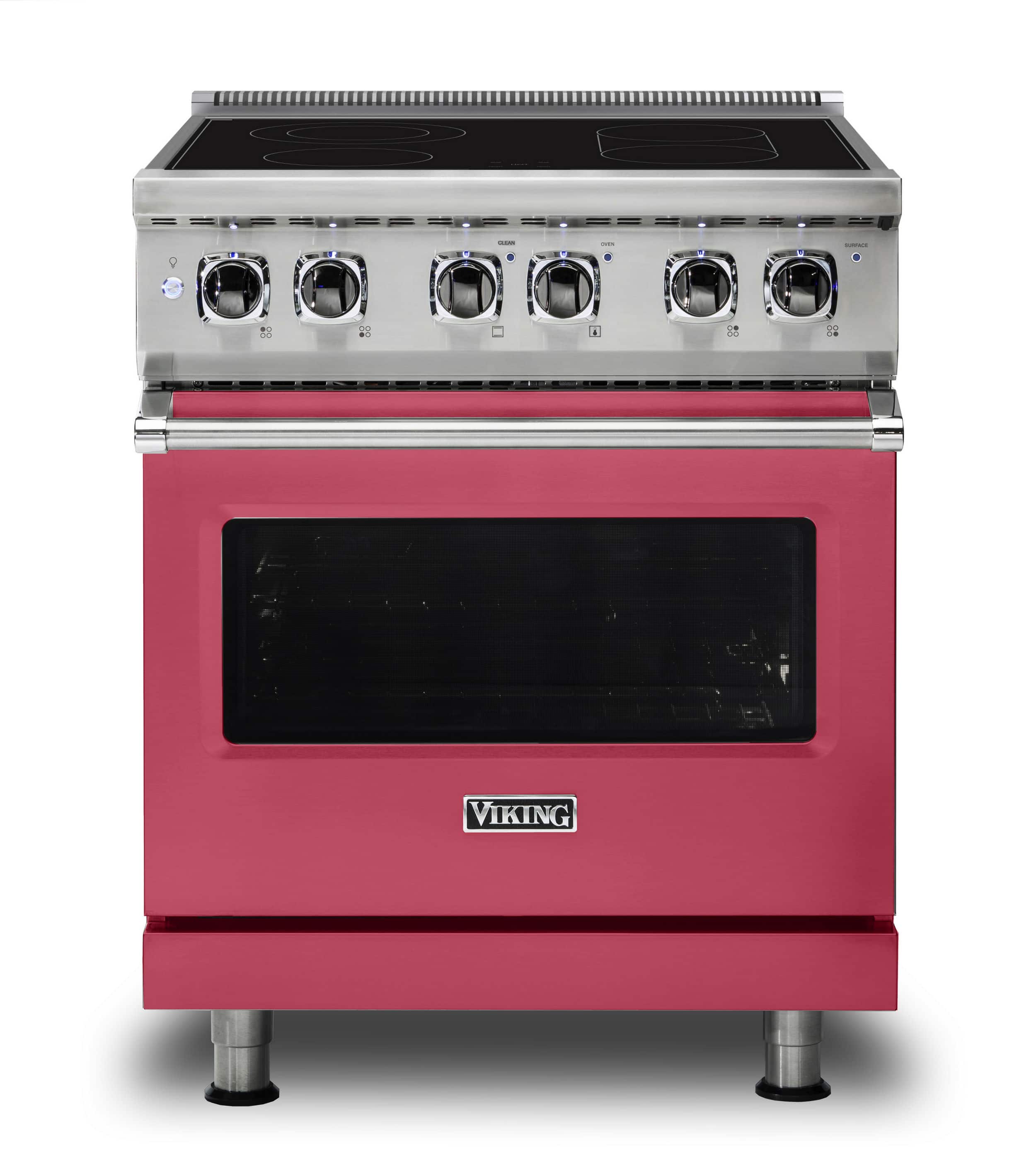 Viking - 5 Series 30" Wide Freestanding Electric Range - Valentine - Front_Zoom