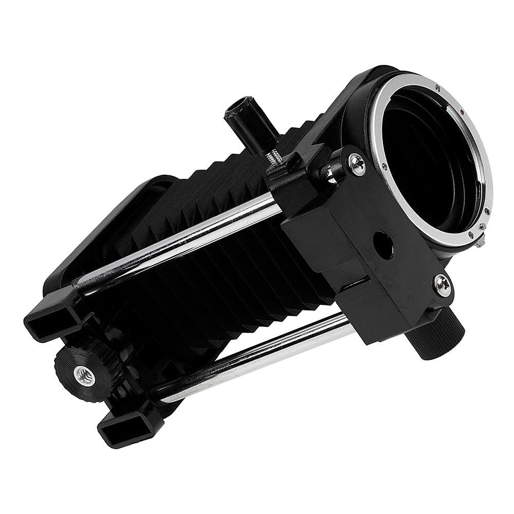 Left. Fotodiox - Macro Bellows - Compatible with Canon RF Mount Cameras for Extreme Close-up Photography.