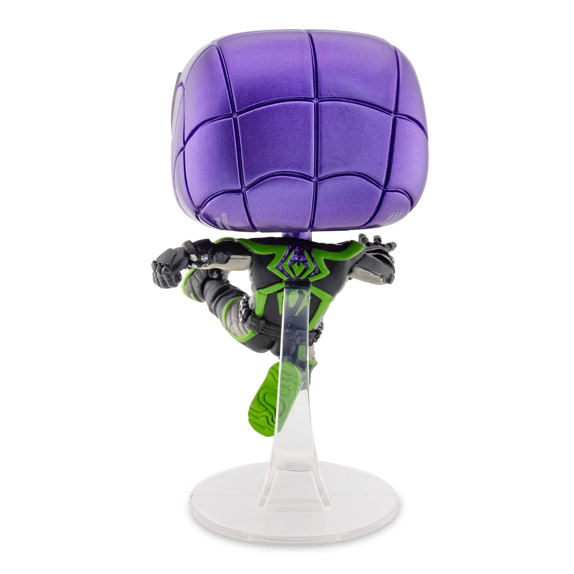 Alt View 3. Marvel - Marvel Spider-Man Funko POP Vinyl Figure | Miles Morales Purple Reign Suit - Purple.