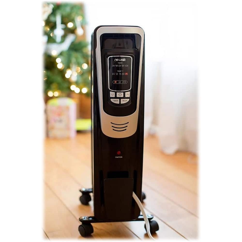 Alt View 14. NewAir - Electric Oil Radiator Heater - Black.