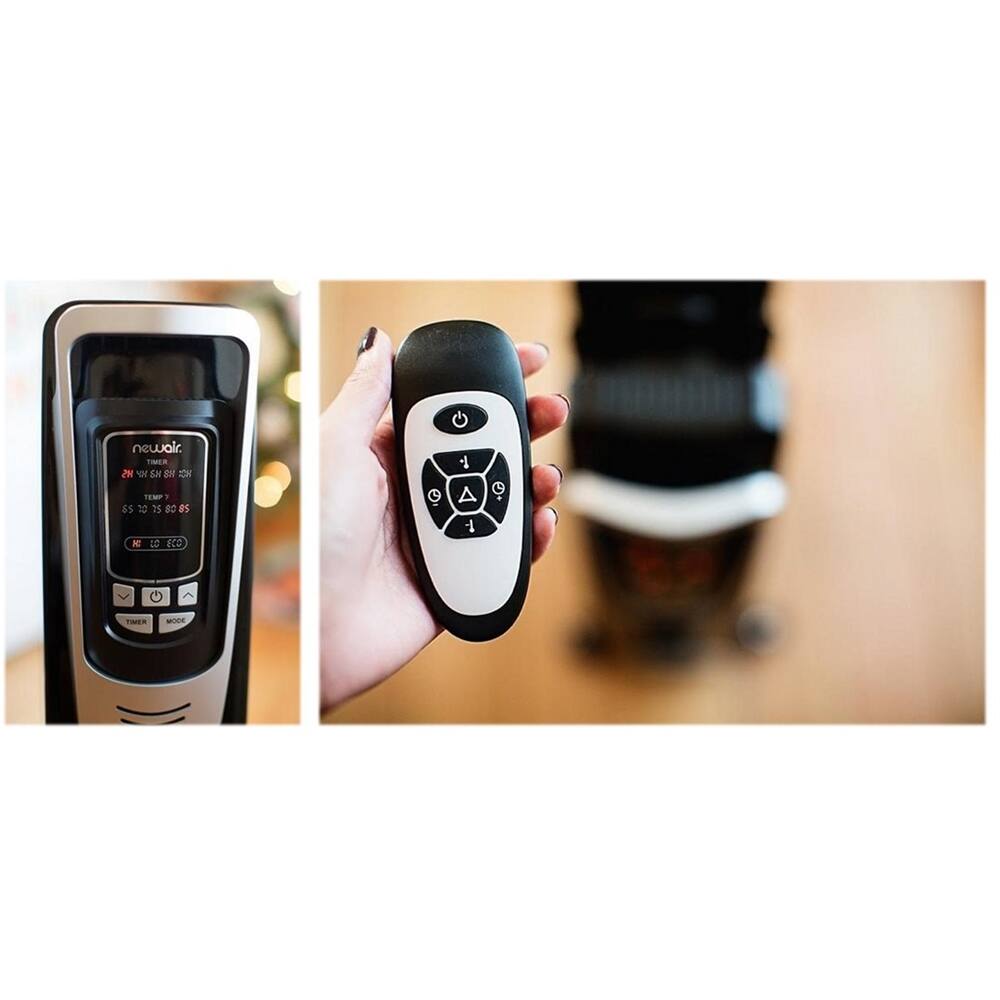 Alt View 18. NewAir - Electric Oil Radiator Heater - Black.