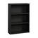 Front Zoom. Sauder - 3-Shelf Bookcase - Black.