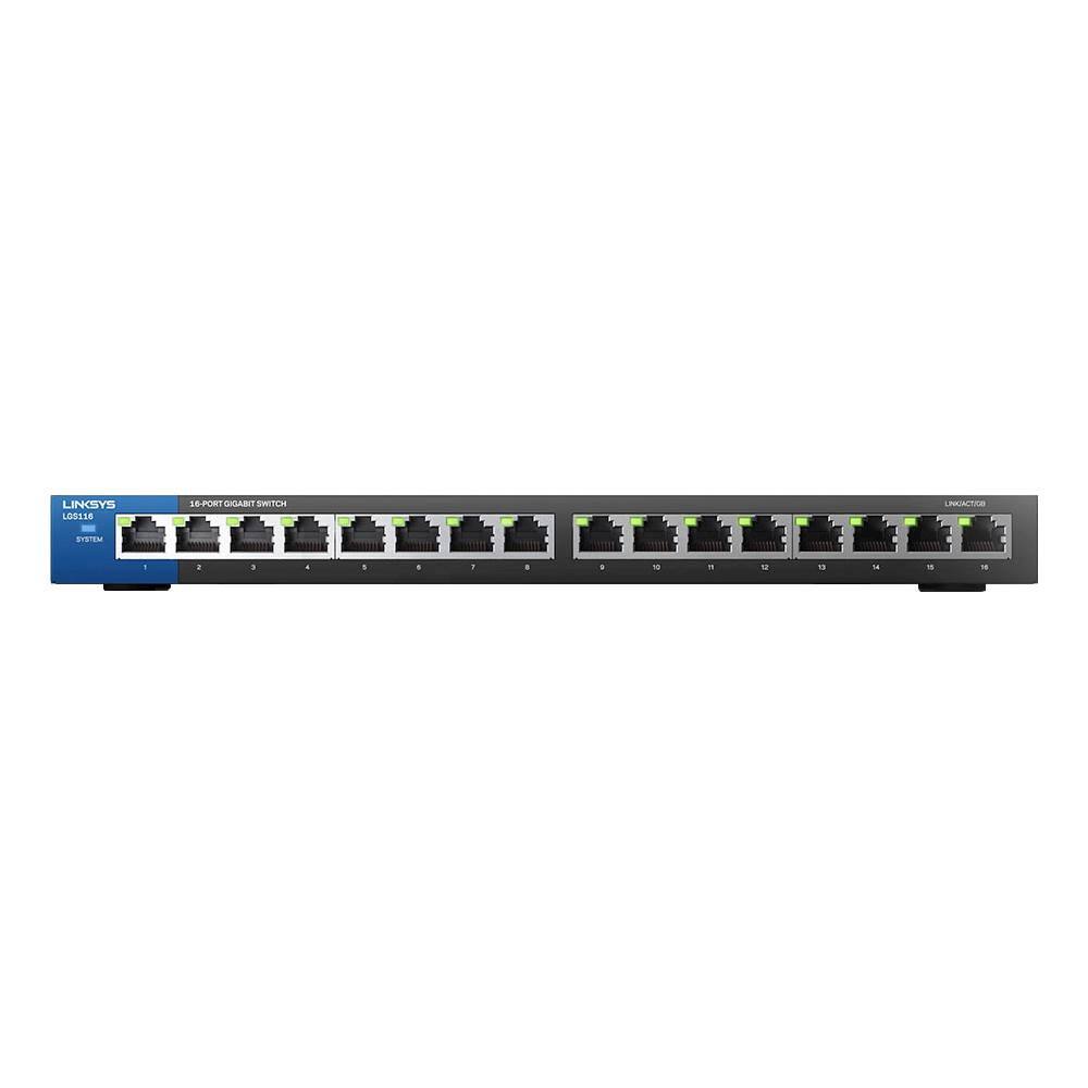 Alt View 12. Linksys - Business 16-Port Gigabit Desktop Switch.