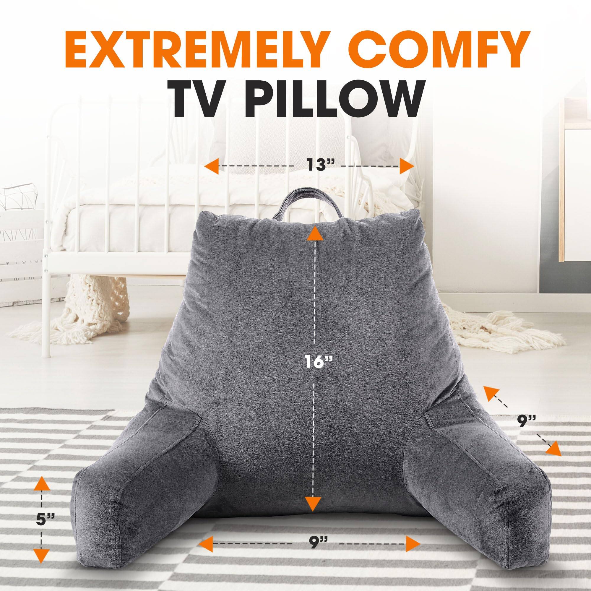 EXTREMELY COMFY TV PILLOW

13"
16"
9"
5"
9"