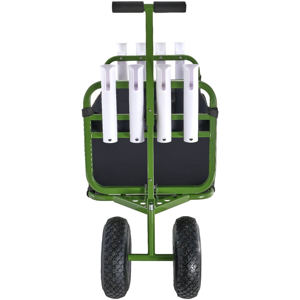 Alt View 7. Loheer - Loheer Beach Fishing Cart with Balloon Tires, Foldable Steel Wagon, 300 lb Capacity.