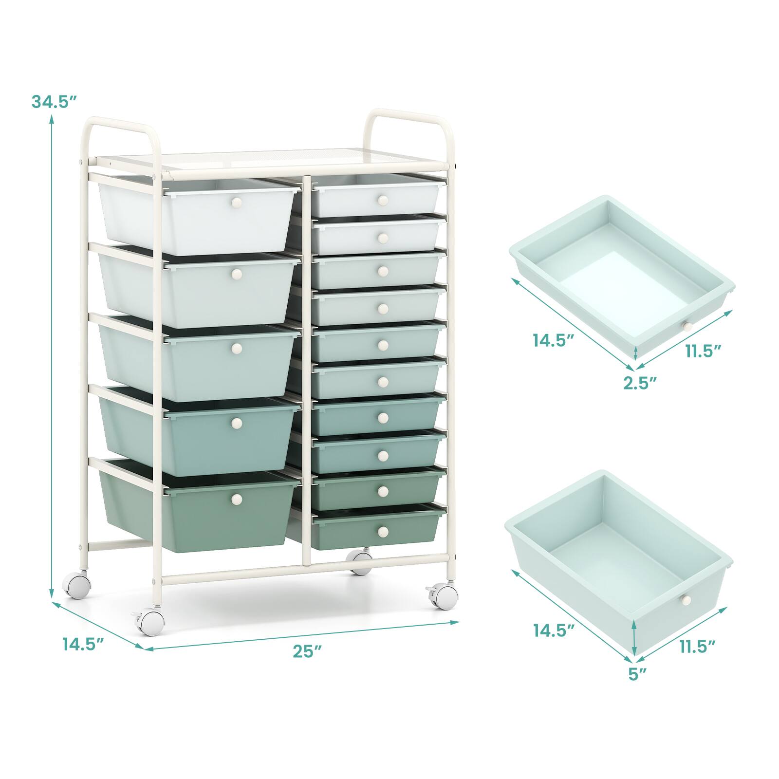 34.5" 14.5" 11.5" 2.5" 14.5" 25" 14.5" 5" 11.5"