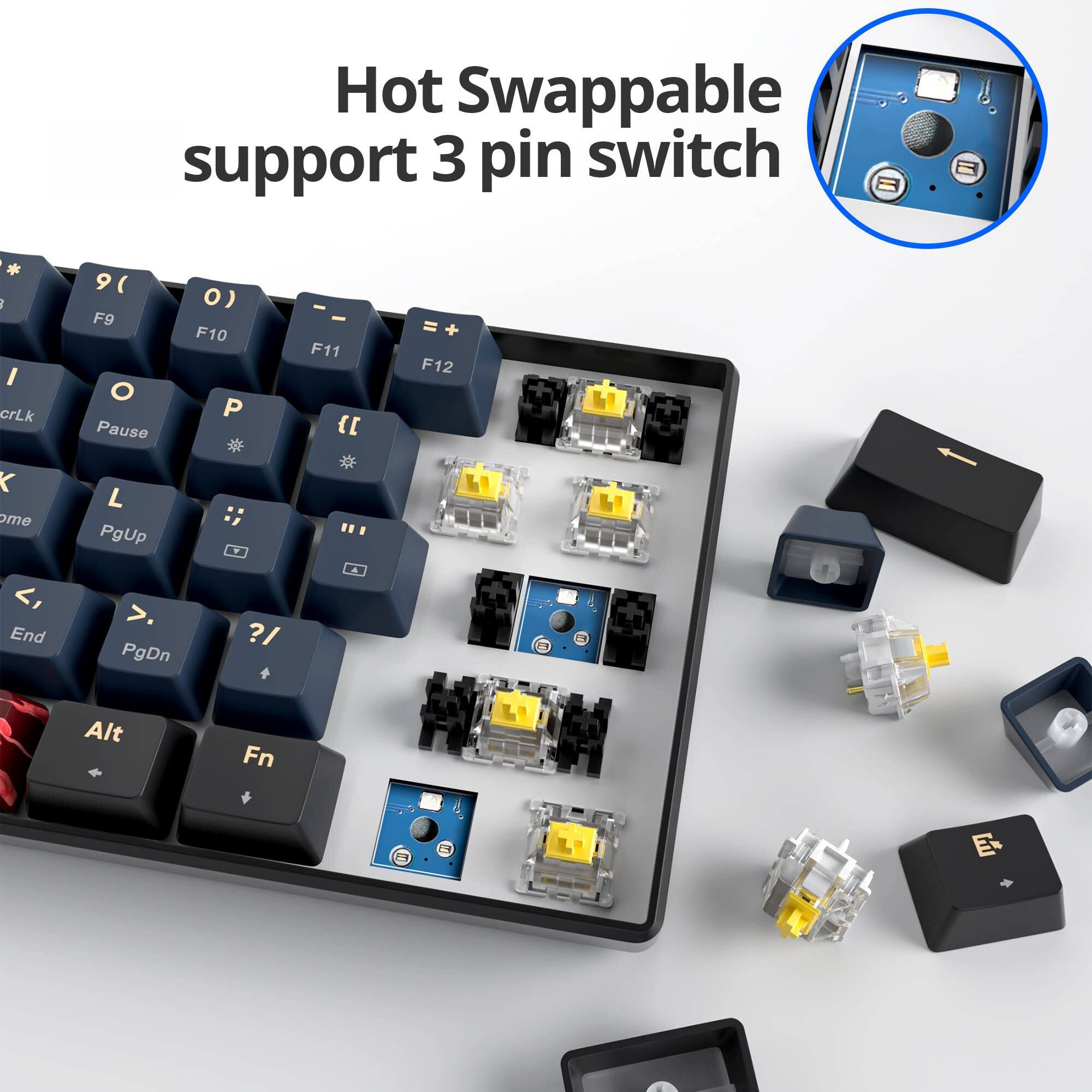 Hot Swappable support 3 pin switch

Hot Swappable support 3 pin switch
