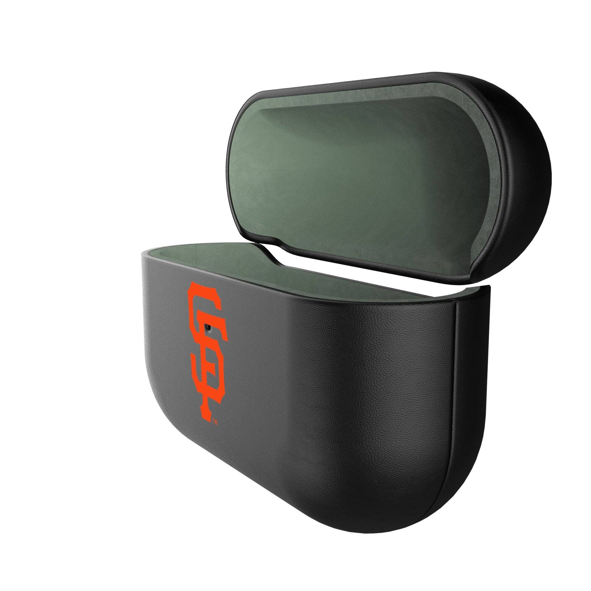 Alt View 1. Keyscaper - San Francisco Giants San Francisco Giants Insignia 1st Gen AirPods Pro Case Cover - No Size - Black.