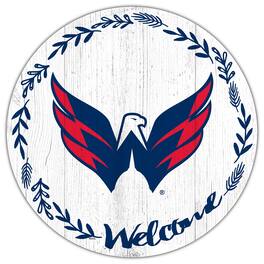 Fan Creations - Washington Capitals 12" Welcome Circle Sign - Multicolor