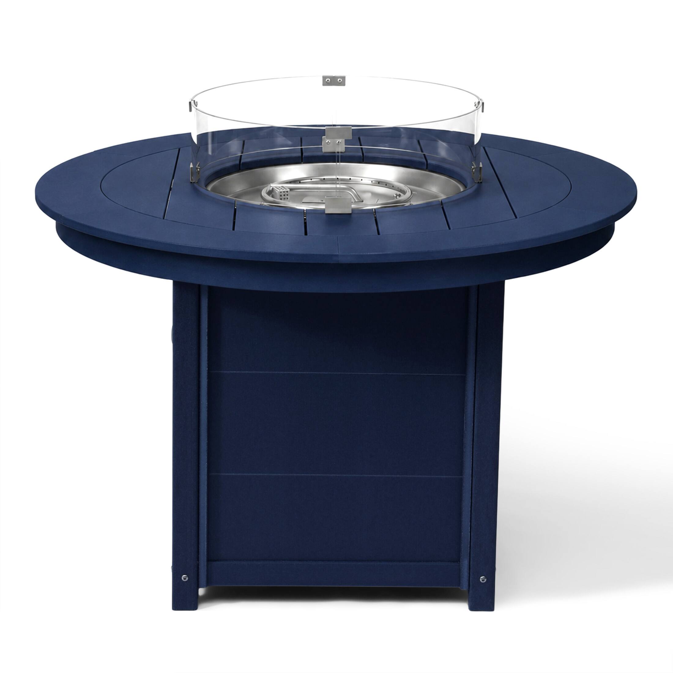 WestinTrends Helios 47" Modern Outdoor Patio Propane Gas Round Fire Pit ...