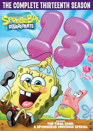 Front. SpongeBob SquarePants: The Complete Thirteenth Season - DVD.