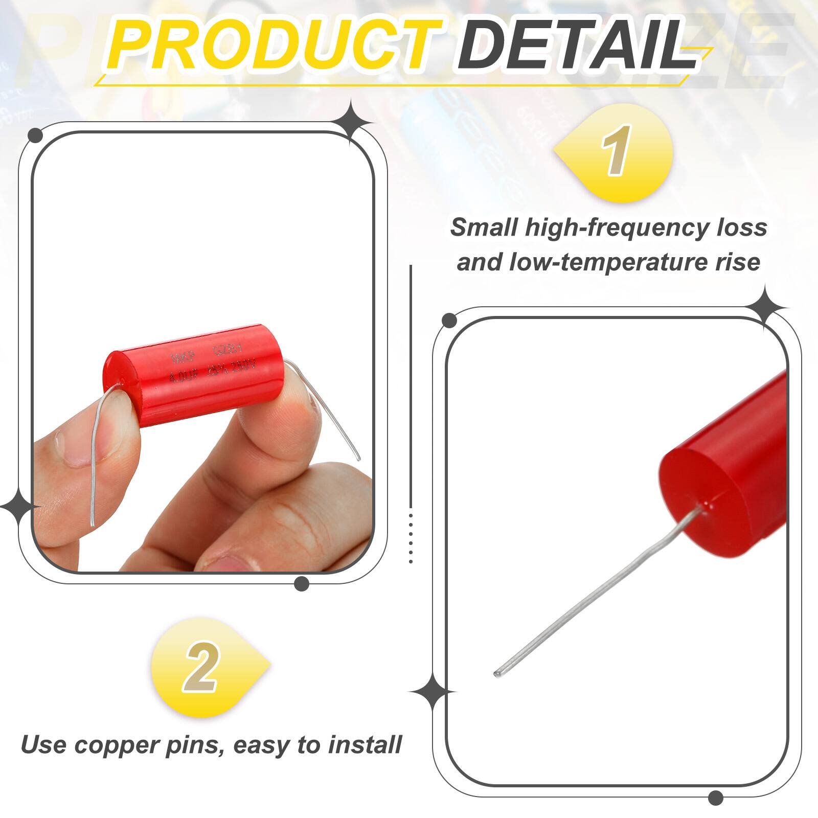 PRODUCT DETAIL

1. Small high-frequency loss and low-temperature rise

2. Use copper pins, easy to install