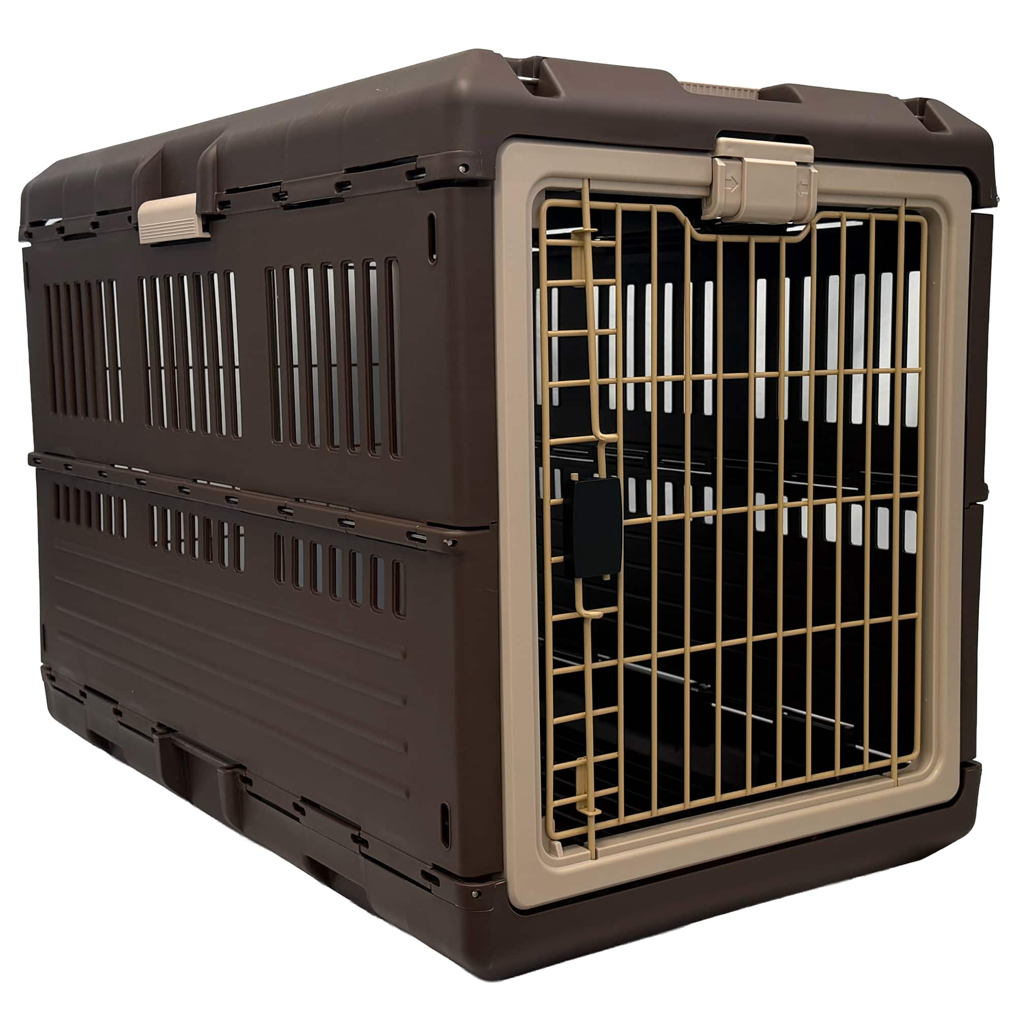 "Mirapet - Pet Carrier, Collapsible Crate for Large Dogs or Cats, 35"", Brown/Beige" price history on PriceWatchPro