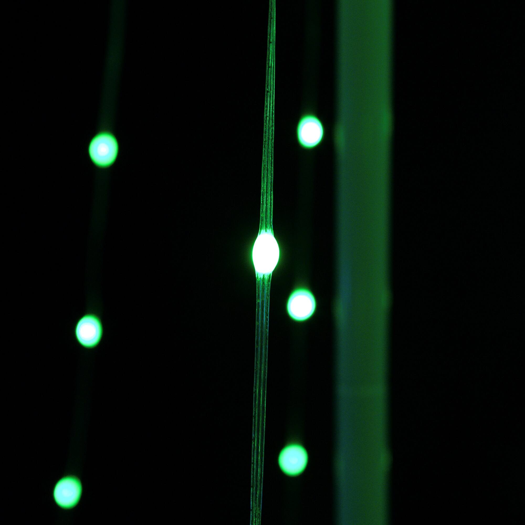 Alt View 4. Northlight - LED Lighted Color Changing Multiple Function Outdoor Christmas Cone Tree - 6' - White.