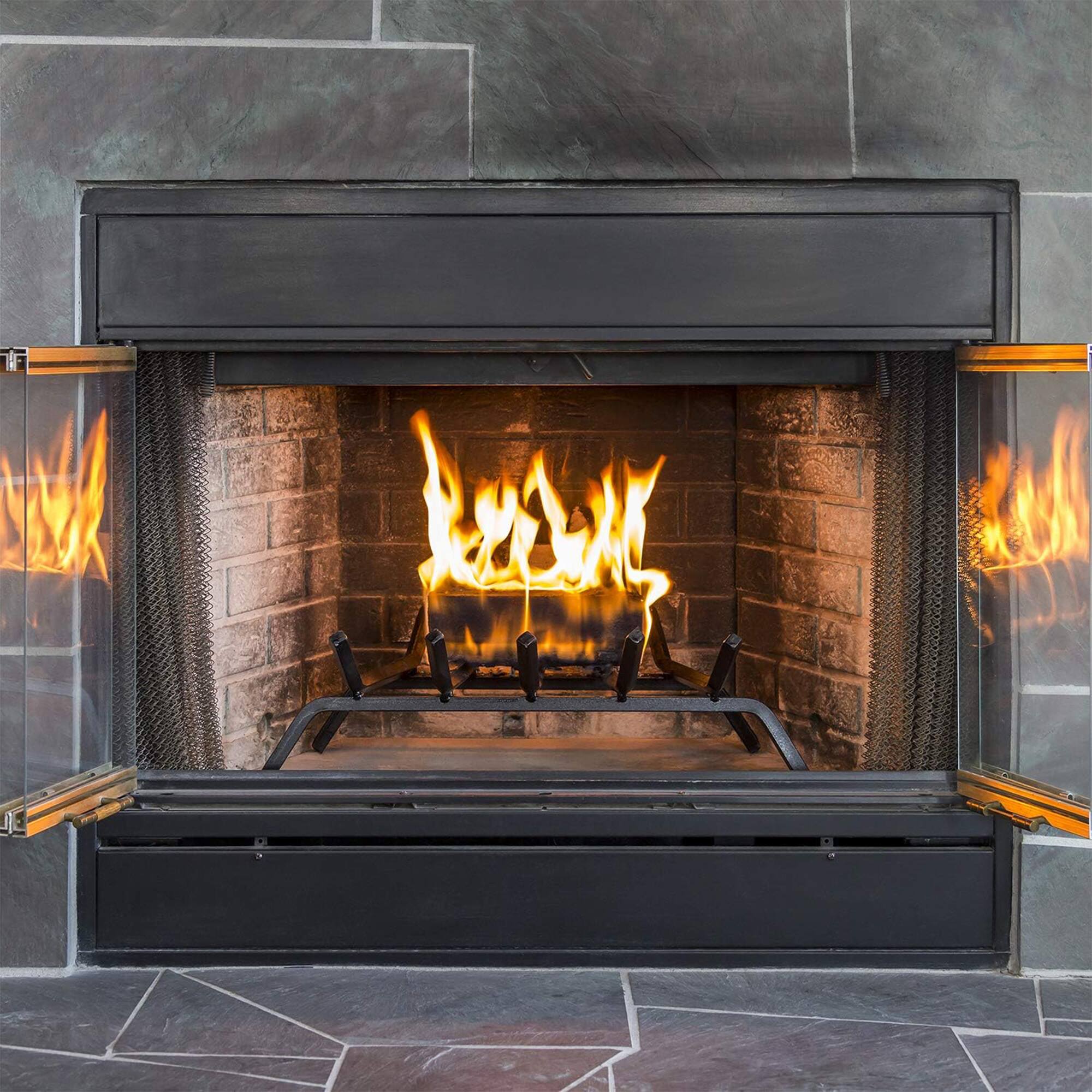 Alt View 3. Duraflame - Duraflame 2.5 lbs Indoor Outdoor Fireplace Pit Firelog 1.5 Hr Burn Time (12 Pack).