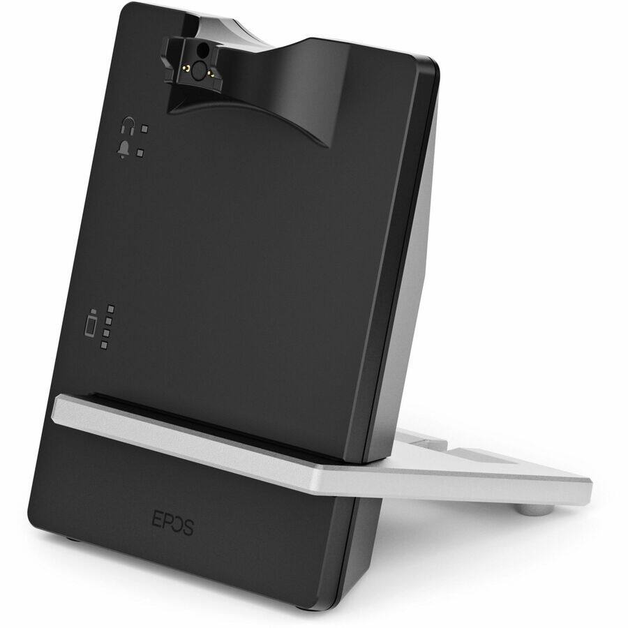 Alt View 3. EPOS - EPOS D 30 Phone - US Headset - Stereo - Wireless - DECT - Binaural - Black.