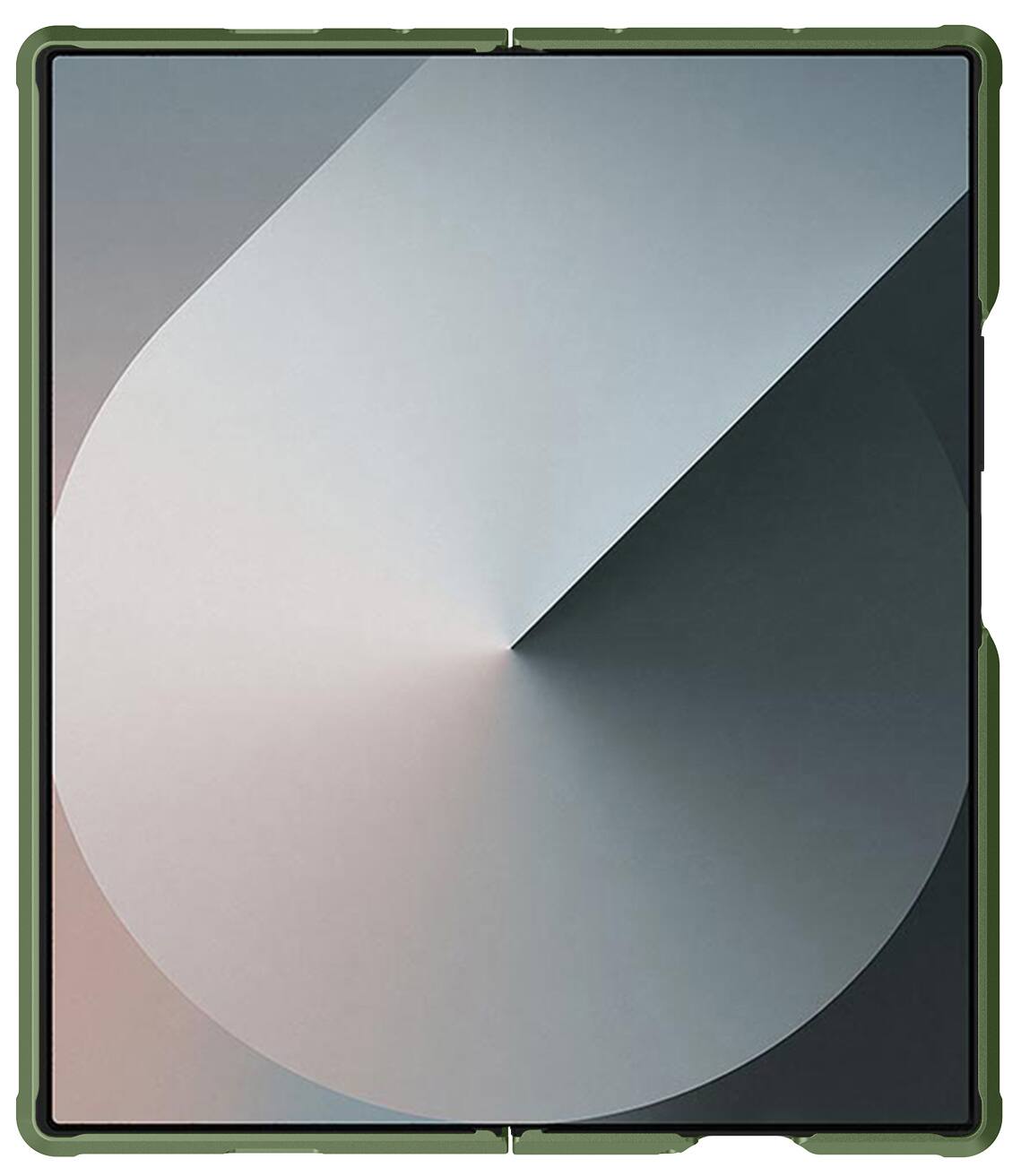 Alt View 5. Nakedcellphone - Case for Samsung Galaxy Z Fold 6 - Special Ops Rugged Tactical Phone Cover - Retro Flower.