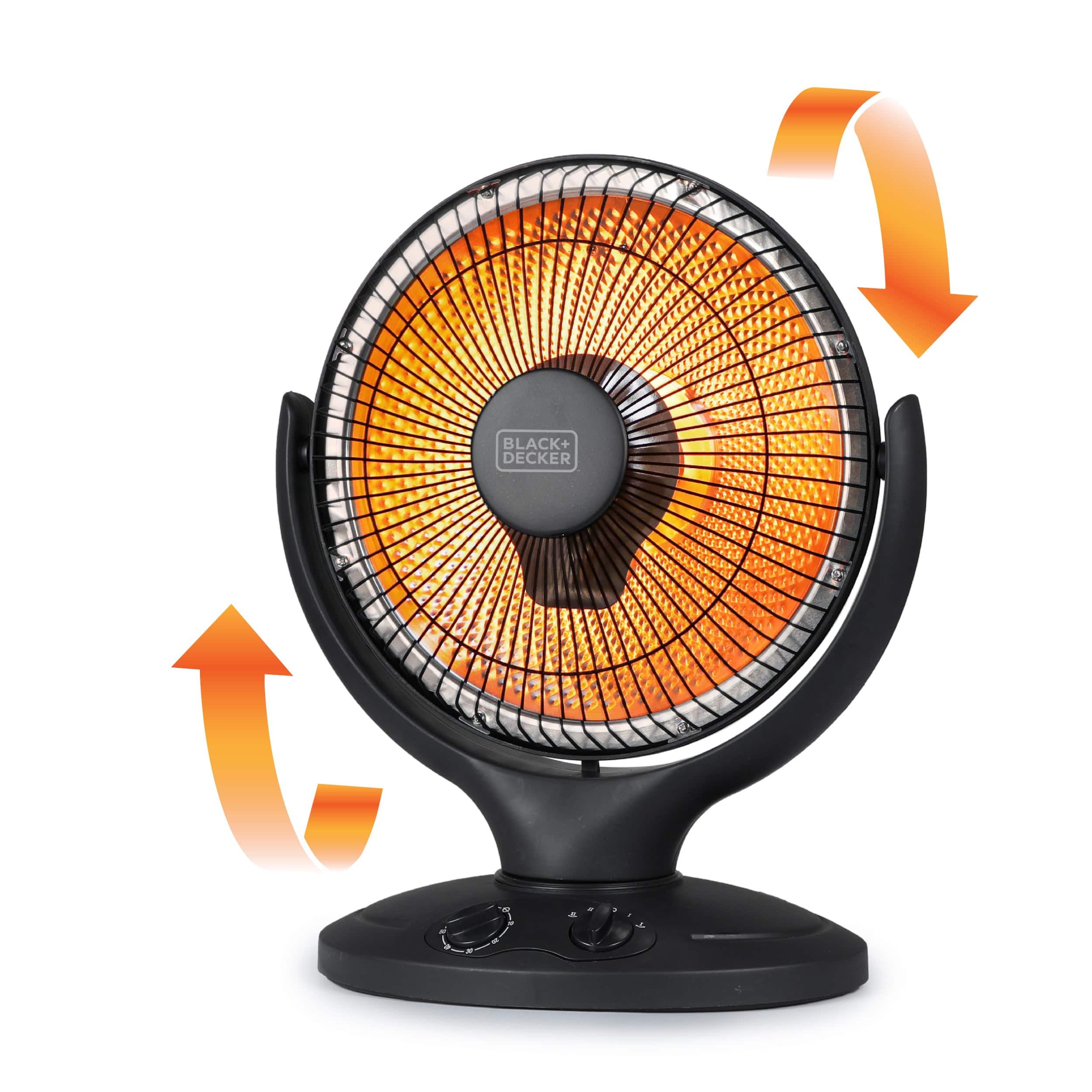 Black+Decker - Portable Heater - Black