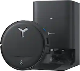 ECOVACS Robotics - DEEBOT T80S Omni Robot Vacuum & Mop, 24800Pa, Triple Lift (Brush & Mop) for Perfect Dry-Wet Separation & Carpet Care - Black