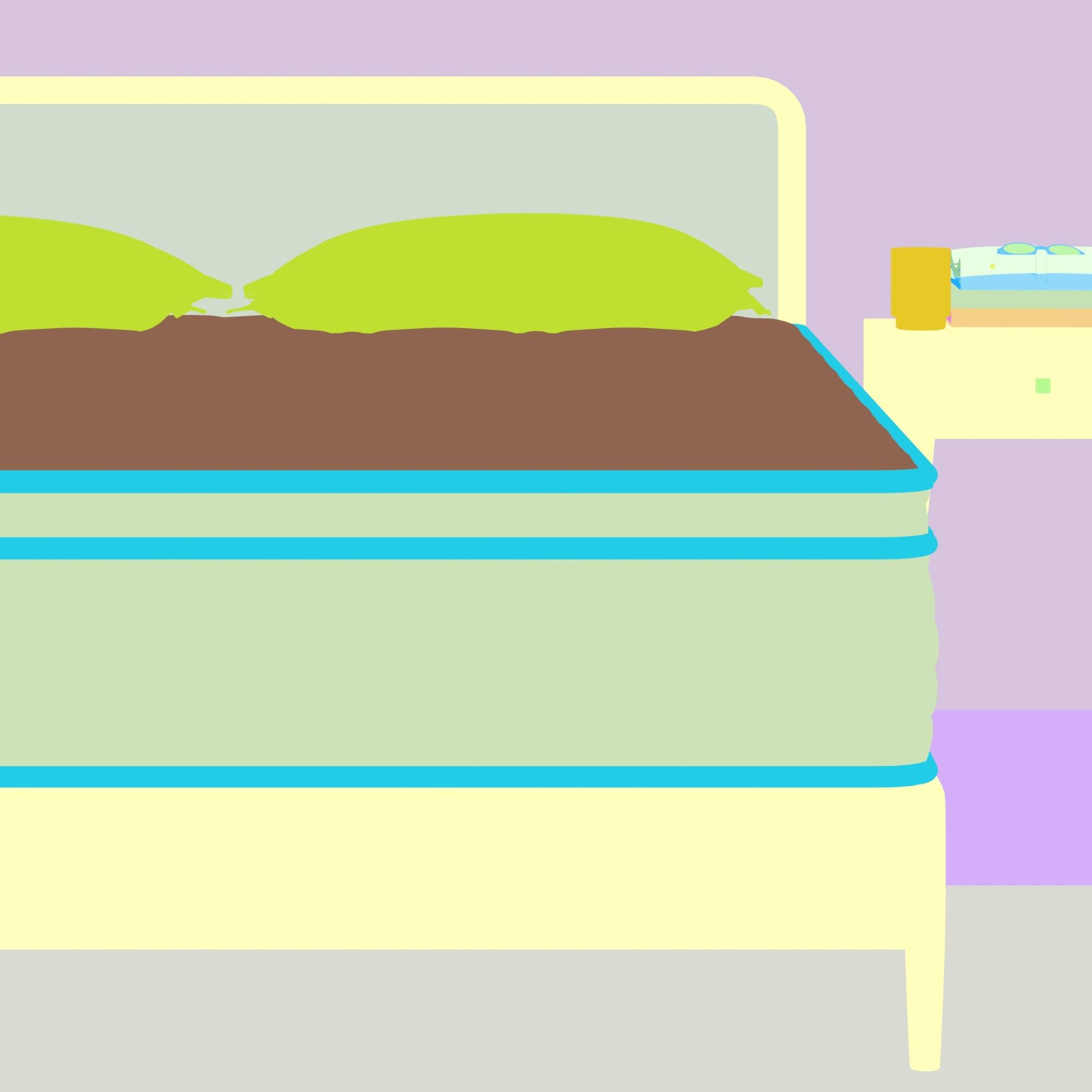 Alt View 7. GOODSILO - Queen Size Euro Top Hybrid Pocket Coil and Cooling Gel Memory Foam Mattress for Pressure Relief and Motion Isolation - White.