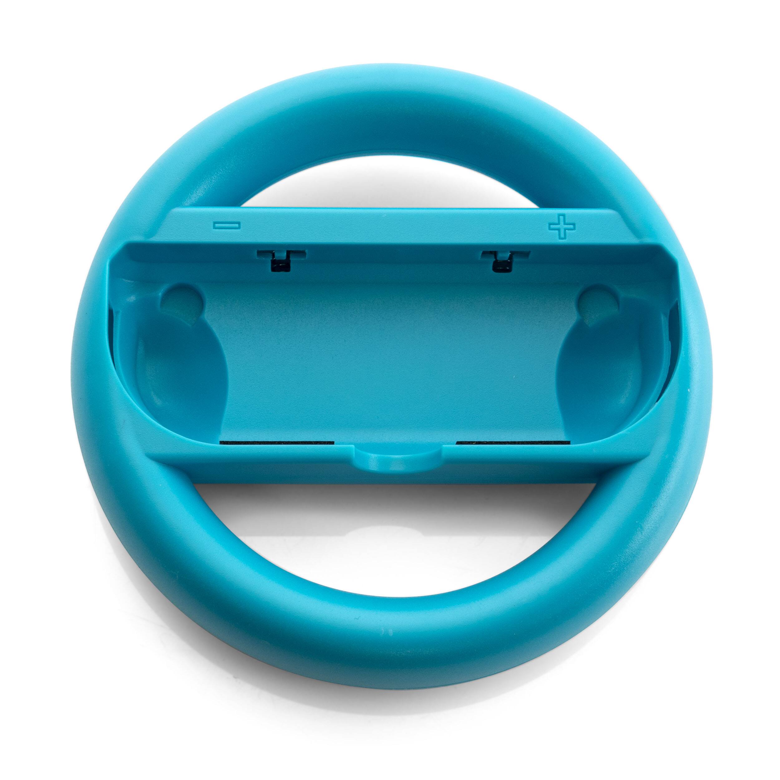 Alt View 4. Gamefitz - Nintendo Switch Steering Wheels in Red and Blue.