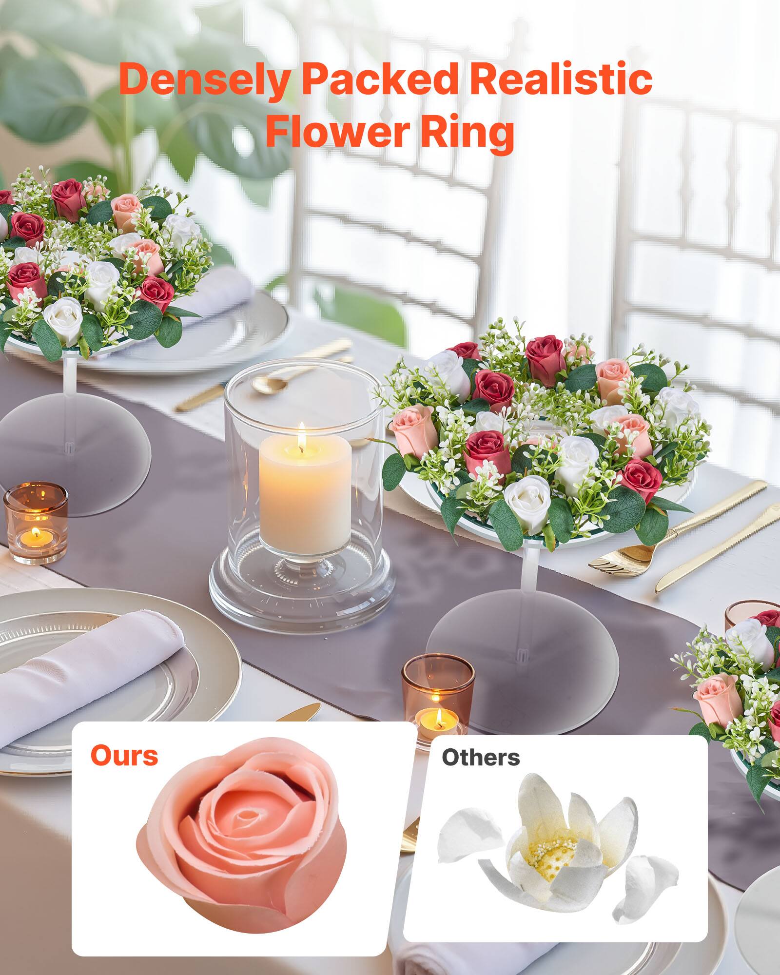 Densely Packed Realistic Flower Ring

Ours

Others
