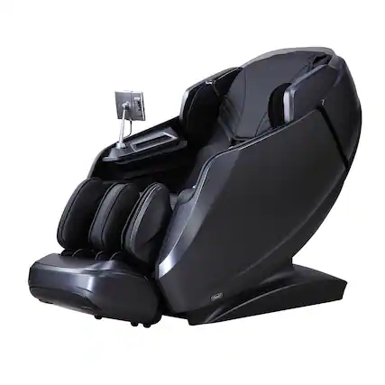 Front. Osaki - Platinum - Avalon 4D Zero Gravity Massage Chair With AI Health Sensor - Black.