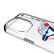 Alt View 2. Keyscaper - Toronto Blue Jays 1977-1988 Cooperstown Pinstripe iPhone Clear Case - 16e - Multicolor.